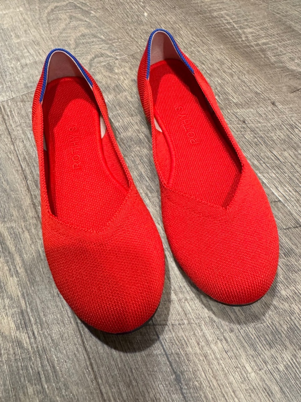Rothy’s Bright Red Size 7 Flat